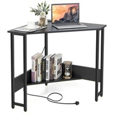 COSTWAY Corner Desk 90-degree