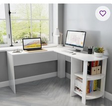 White Corner Desk