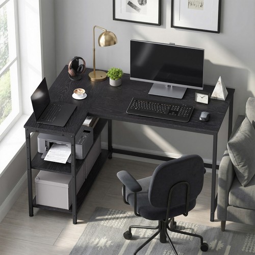 Vasagle shaped corner desk - vasagle, l