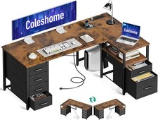 Coleshome Computer Corner Desk