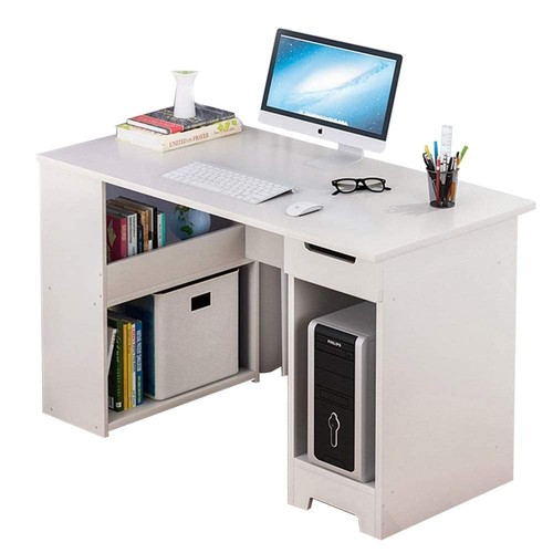 Shaped corner computer desk - h,