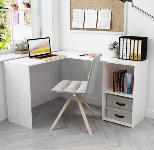 Mondeer white computer desk - white,