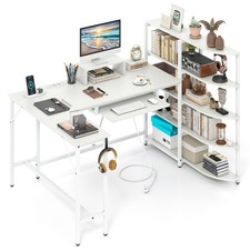 COSTWAY L Shaped Desk Corner