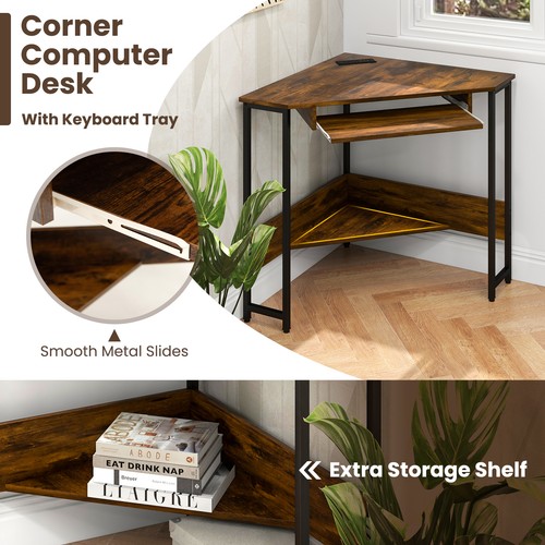 Triangle corner desk small - corner,