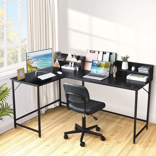Shaped corner computer - l-shaped, desk