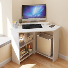 White Corner Desk Computer
