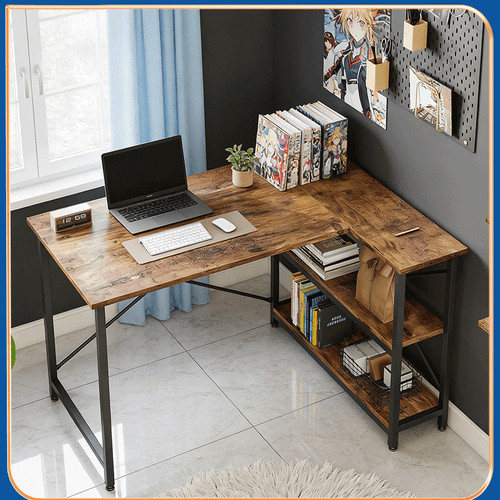 120cm brown shaped corner - brown, l-shaped