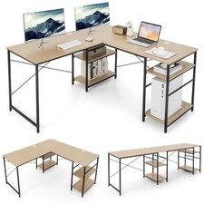 L-Shaped Corner Computer Desk